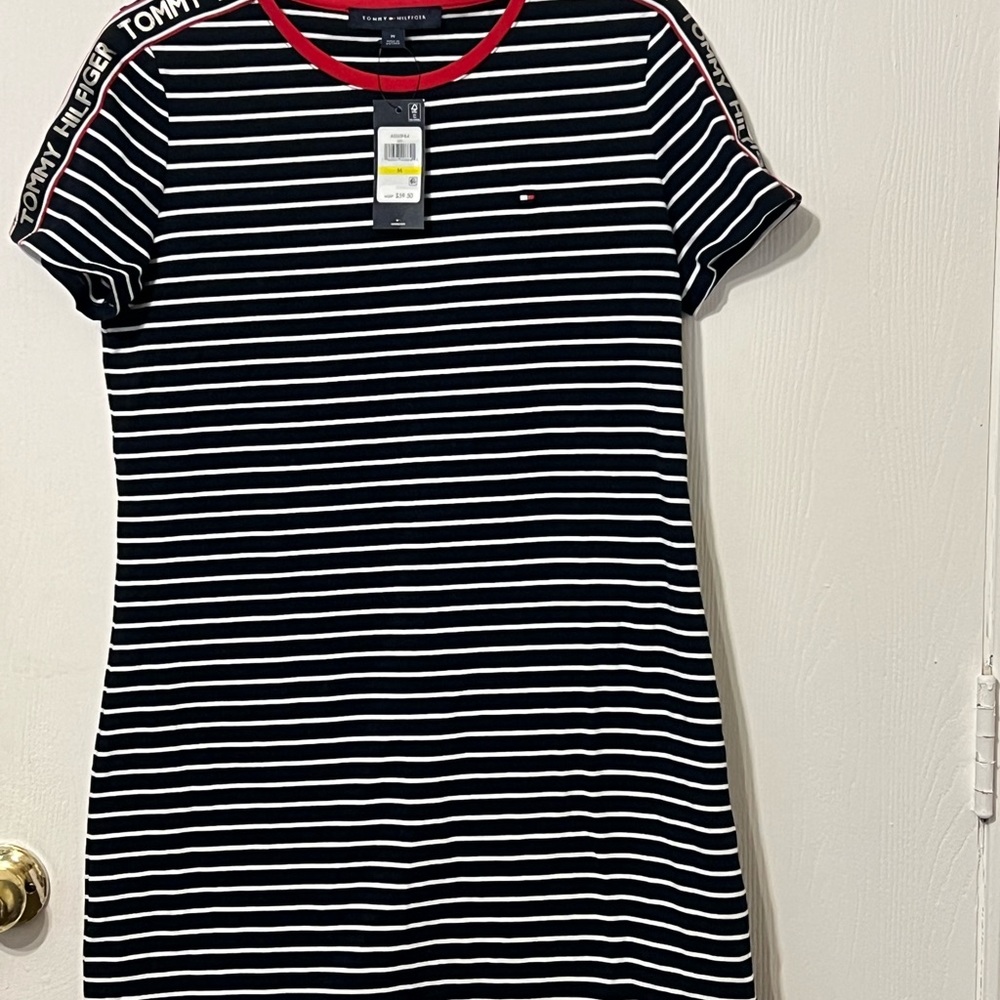 Tommy Hilfiger Black Striped Dress